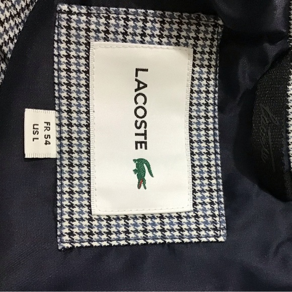 Lacoste Houndstooth Golf Jacket - Picture 10 of 16